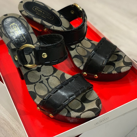 COACH platform sandals - Picture 2 of 6